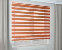 Рулонная штора Зебра Стандарт СТАНДАРТ оранжевый
