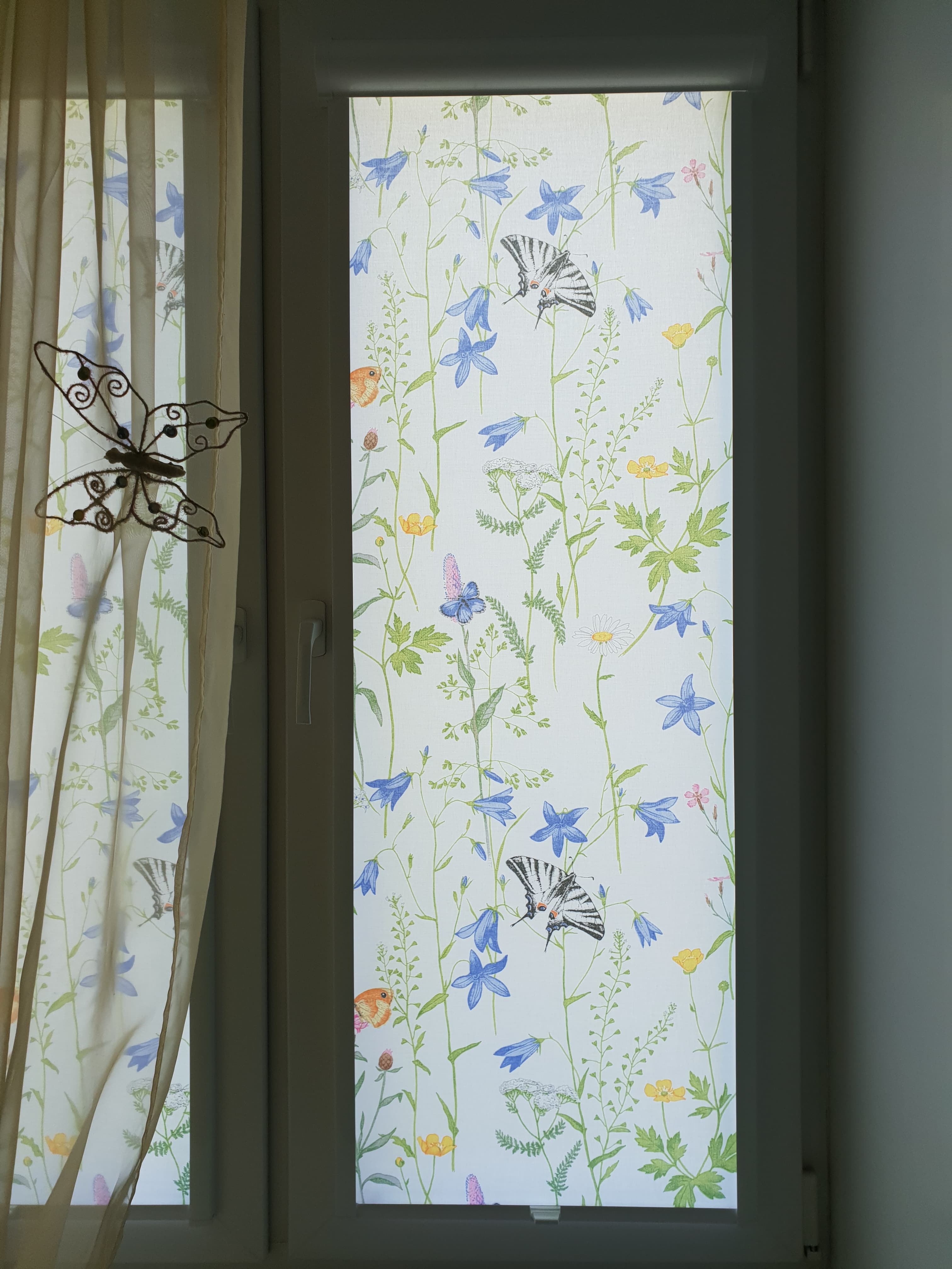 УНИ2 с пружиной, Ткань Флора, цвет Белый