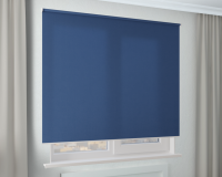 Рулонная штора Стандарт - АЛЬФА синий
