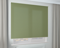 Рулонная штора Стандарт - ОМЕГА зеленый