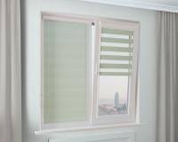 Рулонная штора Зебра УНИ-2 СТАНДАРТ бирюза