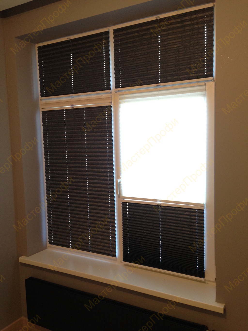 Плиссе ткань BLACK-OUT и полупрозрачная