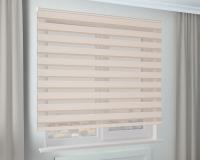 Рулонная штора Зебра Стандарт КОМФОРТ капучино