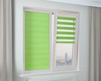 Рулонная штора Зебра УНИ-2 СТАНДАРТ салатовый