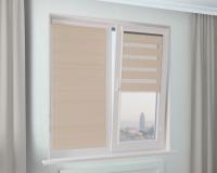 Рулонная штора Зебра УНИ-2 КОМФОРТ капучино