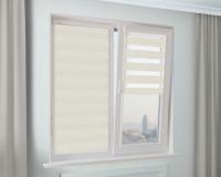 Рулонная штора Зебра УНИ-2 САХАРА магнолия