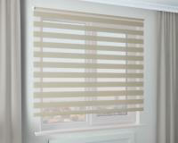 Рулонная штора Зебра Стандарт СТАНДАРТ фисташковый