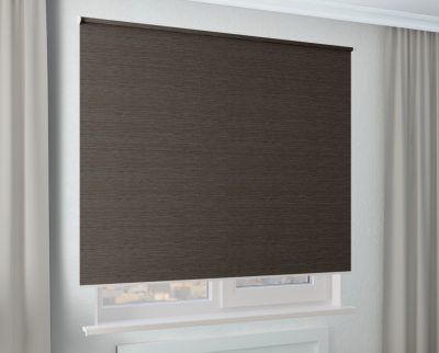 Рулонная штора Стандарт - ЮТА BLACK-OUT коричневый