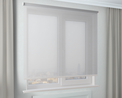 Рулонная штора AMG СКРИН II серый