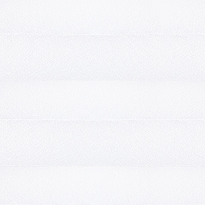 Штора Плиссе - Креп Перла 32 белый (неподвижная форма)