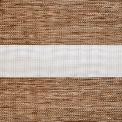 Рулонная штора Зебра УНИ-1 САХАРА светло-коричневый