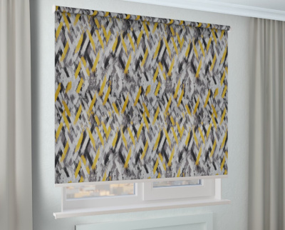 Рулонная штора AMG ВЕНА горчица