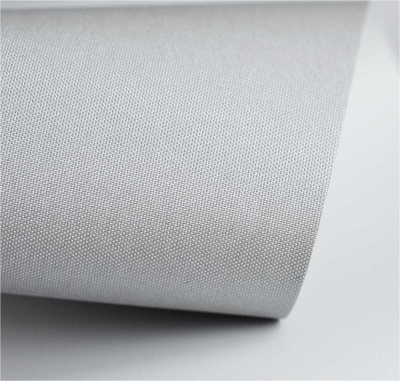 Рулонные шторы МИНИ САТИН BLACK-OUT серебро