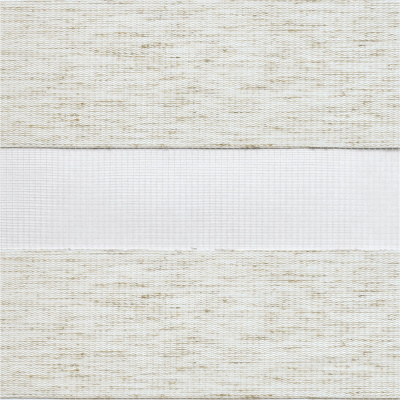 Рулонная штора Зебра УНИ-1 САХАРА белый лён