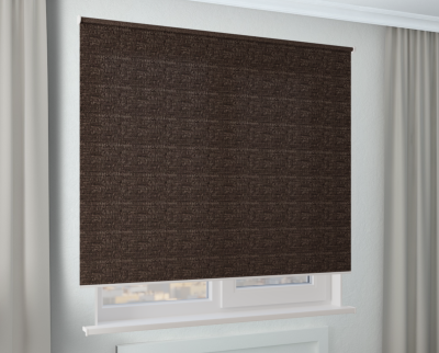 Рулонная штора Стандарт - МАНИЛА коричневый