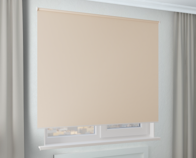 Рулонная штора Стандарт - АЛЬФА BLACK-OUT темно-бежевый