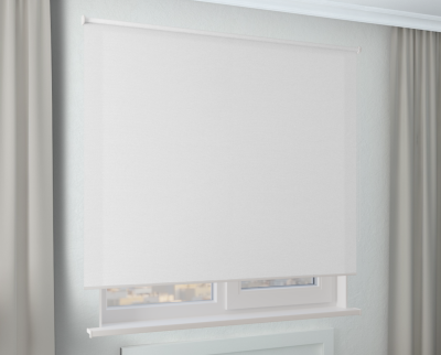 Рулонная штора Стандарт - ПЕРЛ ЛАЙТ белый