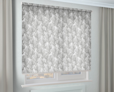 Рулонная штора AMG ФЛАЙ серый