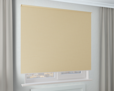 Рулонная штора Стандарт - ПУЭБЛО BLACK-OUT бежевый
