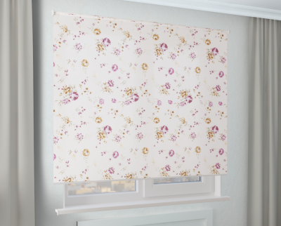 Рулонная штора Стандарт - БОЛГАРСКАЯ РОЗА розовый