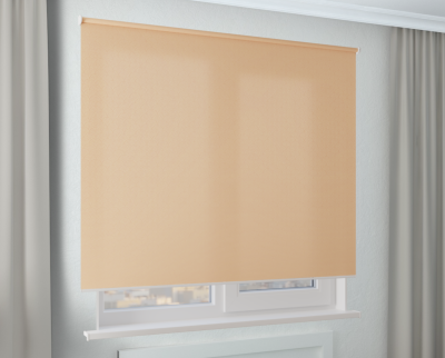 Рулонная штора Стандарт - АЖУР персиковый