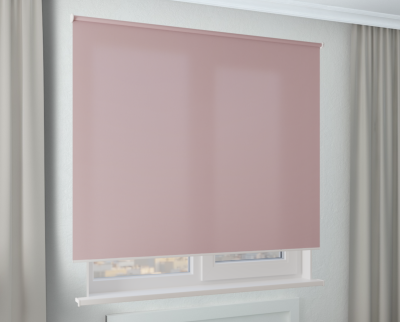 Рулонная штора Стандарт - ОМЕГА роза