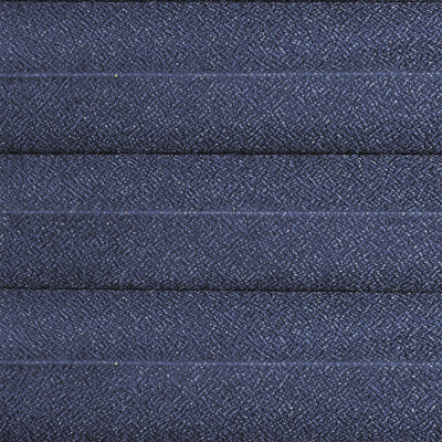 Штора Плиссе - Гофре Креп темно-синий (неподвижная форма)