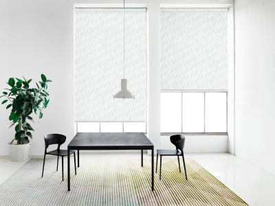 Кассетные рулонные шторы УНИ 2 - ВЕНА белый