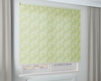 Рулонная штора AMG СКАНДИ салатовый