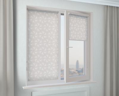 Рулонные шторы МИНИ СОЛЕЙ белый