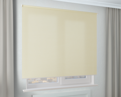 Рулонная штора Стандарт - ОМЕГА кремовый