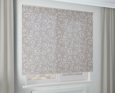 Рулонная штора Стандарт - АНЖУ светло-серый