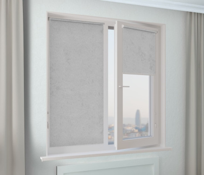 Рулонные шторы МИНИ ТУРИН серый