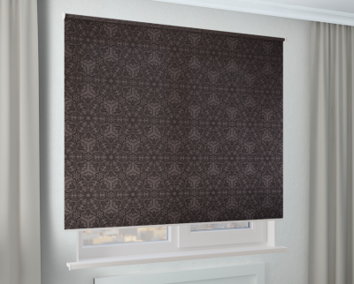 Рулонная штора Стандарт - КАЛИПСО коричневый
