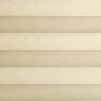 Штора Плиссе - Моно светло-бежевый серия 37 (управление шнуром)