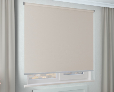 Рулонная штора BENTHIN БУХАРА BLACK-OUT серебро