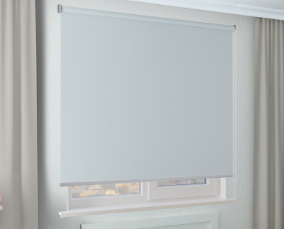 Рулонная штора BENTHIN АЛЬФА BLACK-OUT голубой