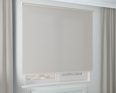 Рулонная штора AMG СКРИН 5% светло-серый