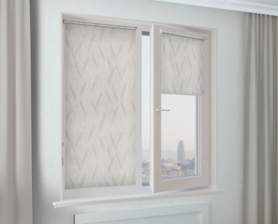 Рулонные шторы МИНИ ВЕНА белый