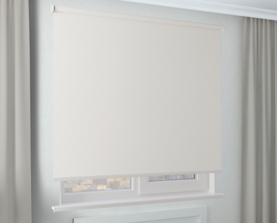 Рулонная штора AMG ГАЛА BLACK-OUT белый