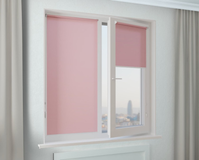 Рулонные шторы МИНИ ОМЕГА роза