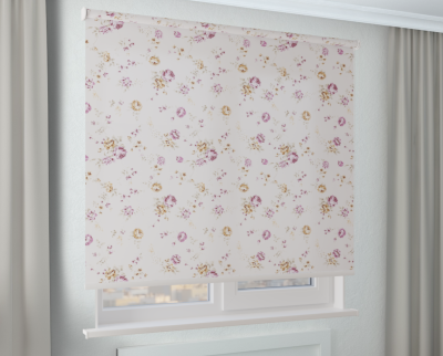 Рулонная штора AMG БОЛГАРСКАЯ РОЗА розовый