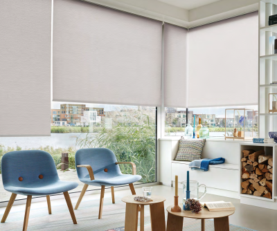 Рулонная штора УНИ с пружиной ЮТА светло-коричневый