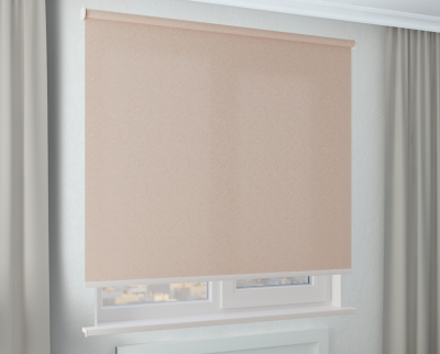 Рулонная штора AMG ШЁЛК персиковый