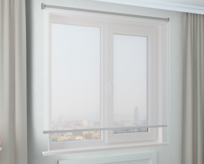 Рулонная штора BENTHIN ВУАЛЬ белый