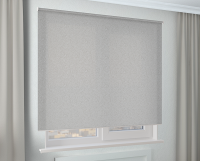 Рулонная штора Стандарт - ШЕЛК II светло-серый