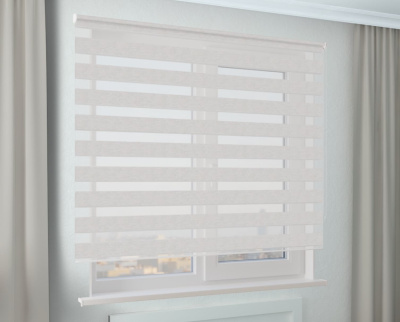 Рулонная штора Зебра Стандарт СТОУН БИО магнолия