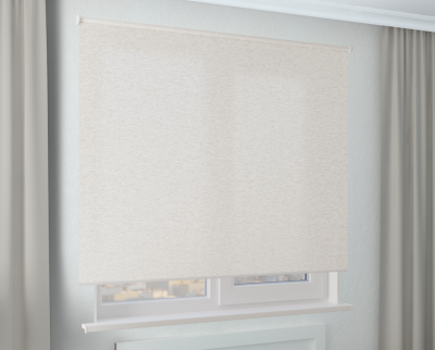 Рулонная штора Стандарт - ГЛИТТЕР белый