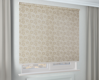 Рулонная штора AMG КАМЕЛИЯ светло-бежевый