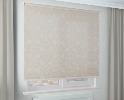 Рулонная штора AMG КАЛИПСО слоновая кость